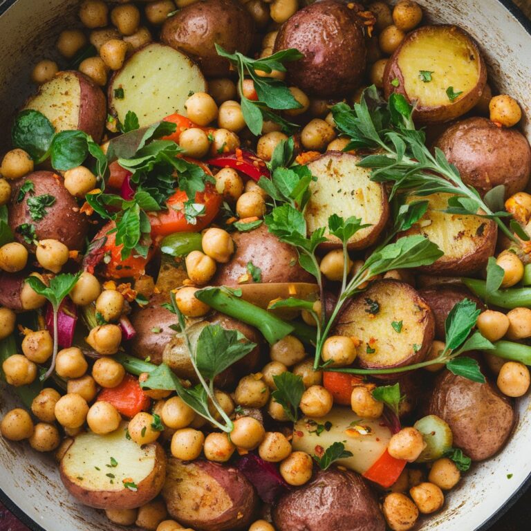 Vegan Chickpea & Potato Hash